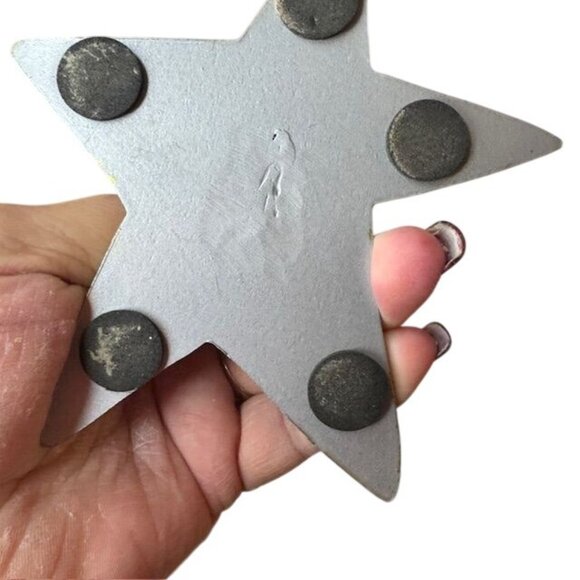 Metal Star & Cloud Tabletop Sculpture By Rossi - Picture 6 of 7